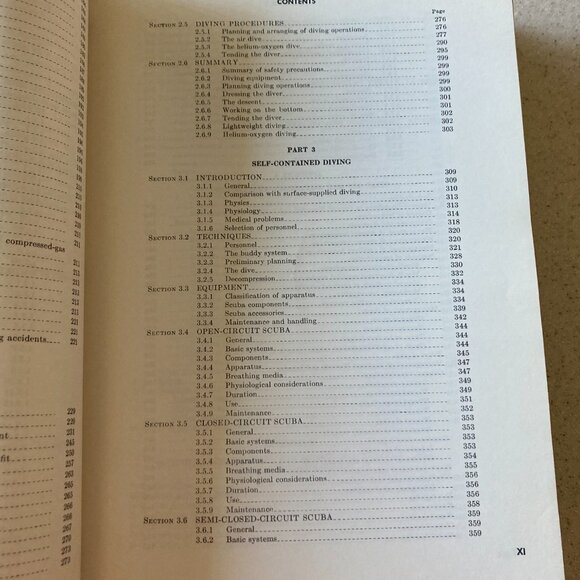 U.S. Navy Diving Manual 1970 Navships Vintage Piece of History - Picture 9 of 15